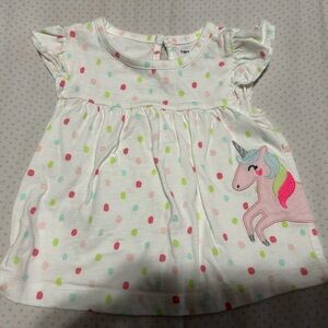 Adorable Unicorn Polka Dot Dress